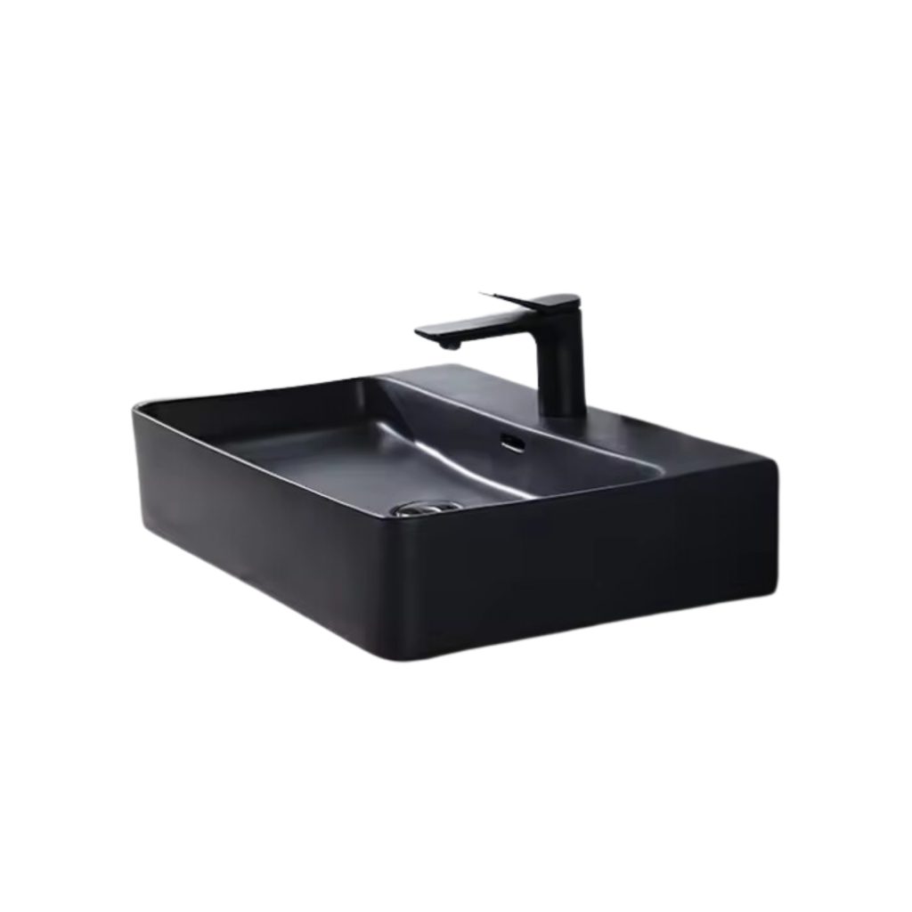 wall Mount Basin (8207) Matt Black