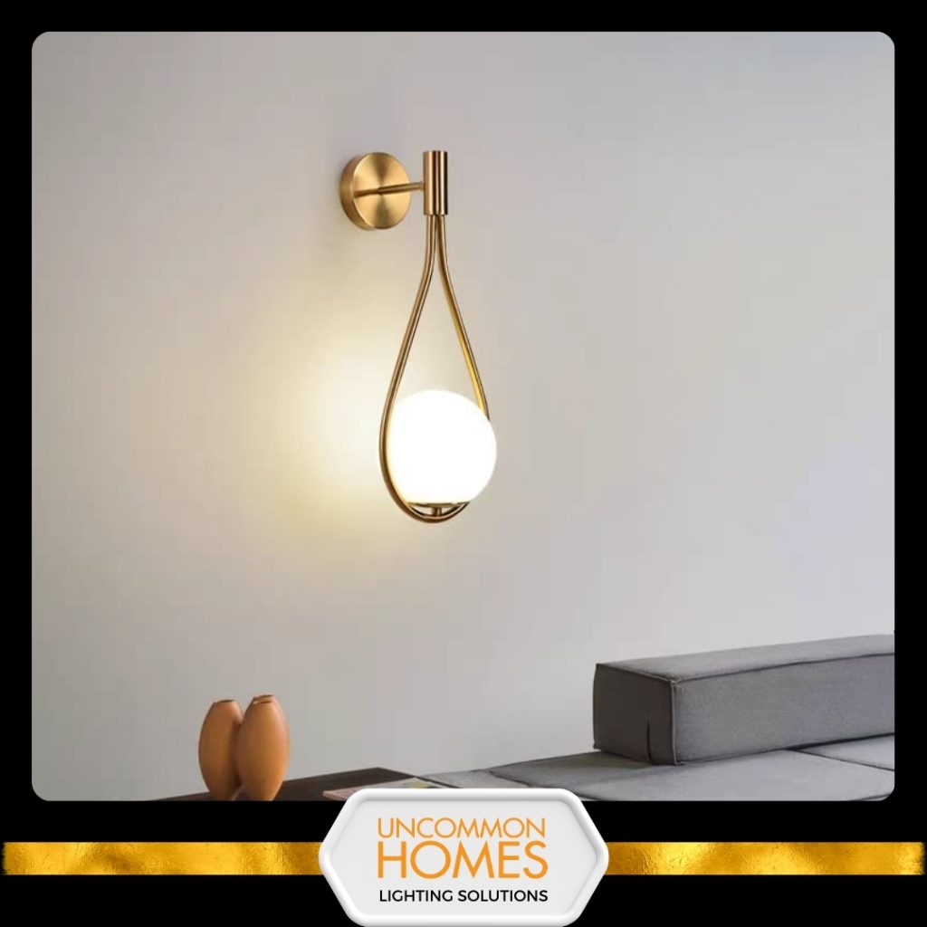 Globe wall light (7056/1W WH)